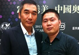 广州高德与明星合影