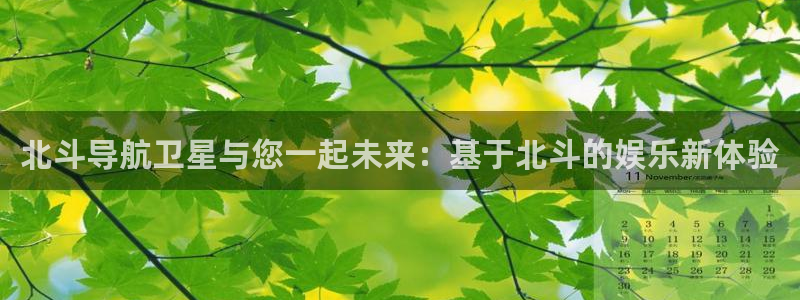高德娱乐：北斗导航卫星与您一起未来：基于北斗的娱乐新体验
